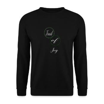 cycling community experiencing bliss - Unisex Pullover - Schwarz - Vorne - Alina (178cm) & Michal (187cm)