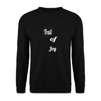 Mountain Biking Enthusiasts Pure Bliss Funny Quote - Unisex Sweatshirt - black - Front - Alina (178cm) & Michal (187cm)