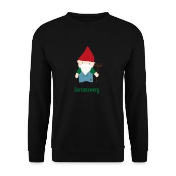 Bunter Garten Gemüse Spaß für kleine Entdecker - Unisex Pullover - Schwarz - Vorne - Alina (178cm) & Michal (187cm)