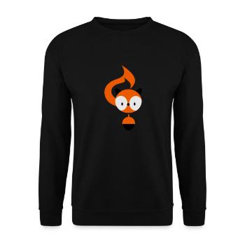 eichhoernchen_3f - Unisex Sweatshirt - black - Front - Alina (178cm) & Michal (187cm)