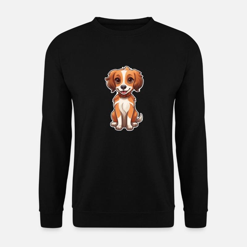 Dessin animé de chien 2 - Sweat-shirt Unisexe - noir