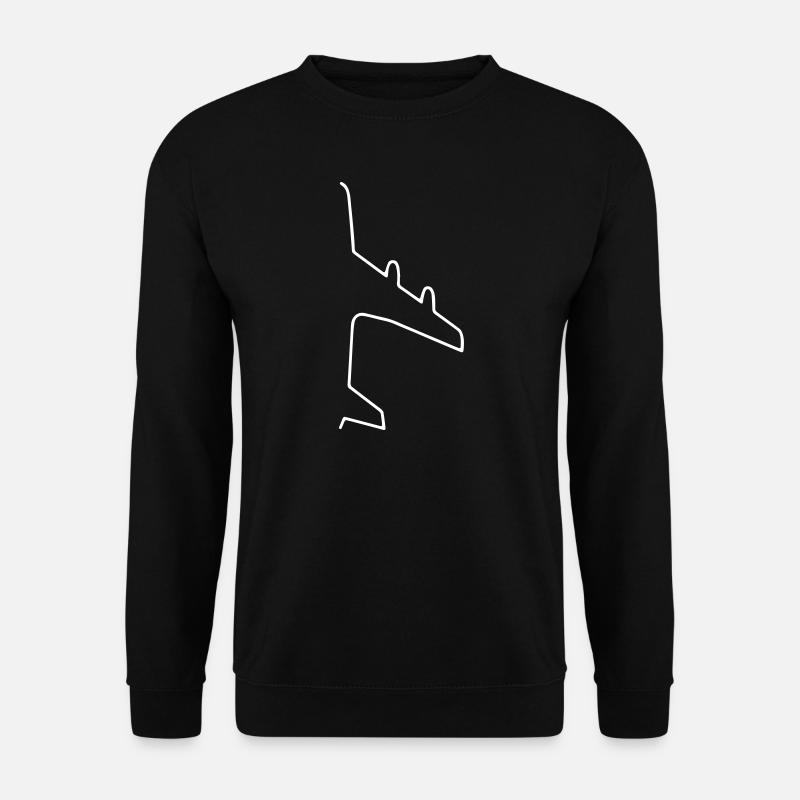 AIRPLAIN - Unisex Sweatshirt - black