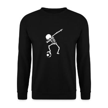 Sport Fußball Trainer - Unisex Pullover - Schwarz - Vorne - Alina (178cm) & Michal (187cm)