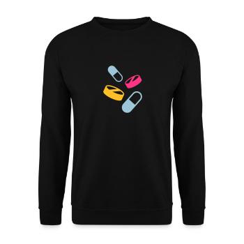 Medizin - Unisex Pullover - Schwarz - Vorne - Alina (178cm) & Michal (187cm)