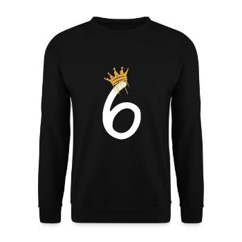 6 - Unisex Sweatshirt - black - Front - Alina (178cm) & Michal (187cm)