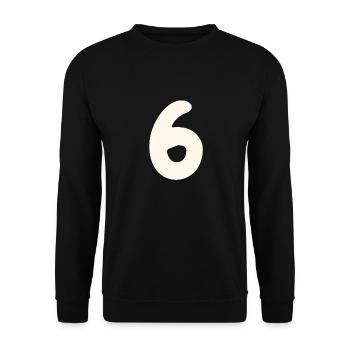 6 - Unisex Sweatshirt - black - Front - Alina (178cm) & Michal (187cm)