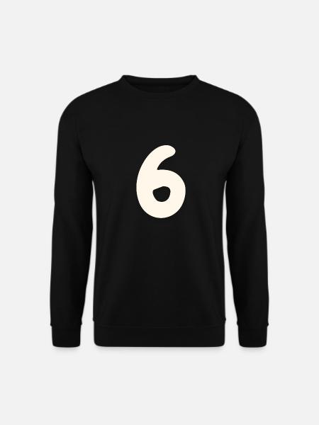 6 - Unisex Pullover - Schwarz
