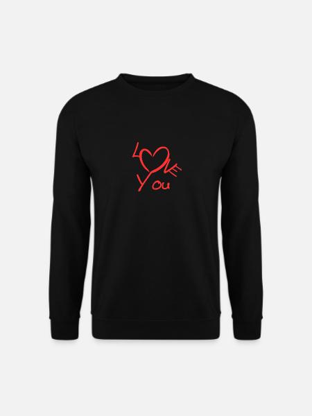 LOve - Sweat-shirt Unisexe - noir