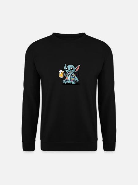 Alien Beer Gift - Unisex Sweatshirt - black