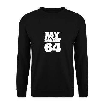 Doux 64 - Sweat-shirt Unisexe - noir - Devant - Alina (178cm) & Michal (187cm)