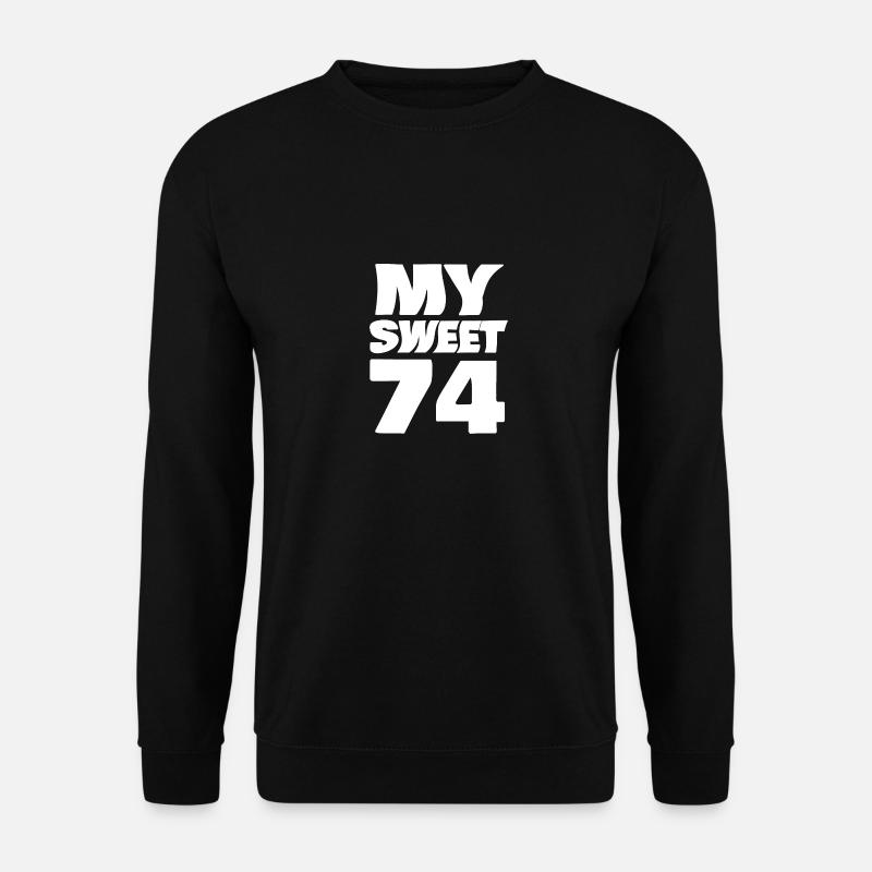Age 74 - Unisex Sweatshirt - black
