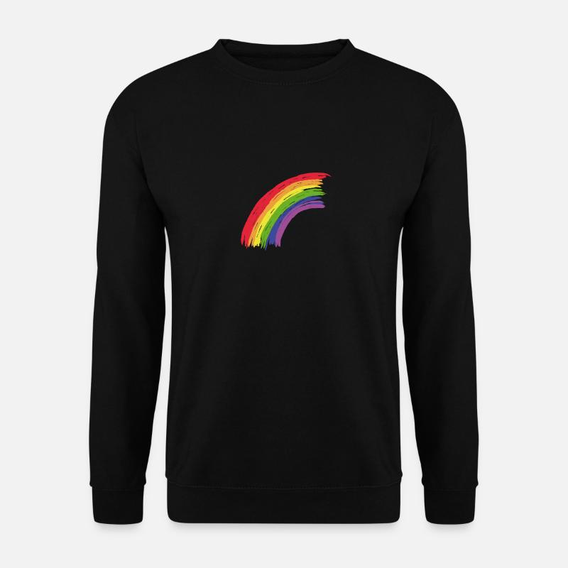 Regenbogen - Unisex Pullover - Schwarz
