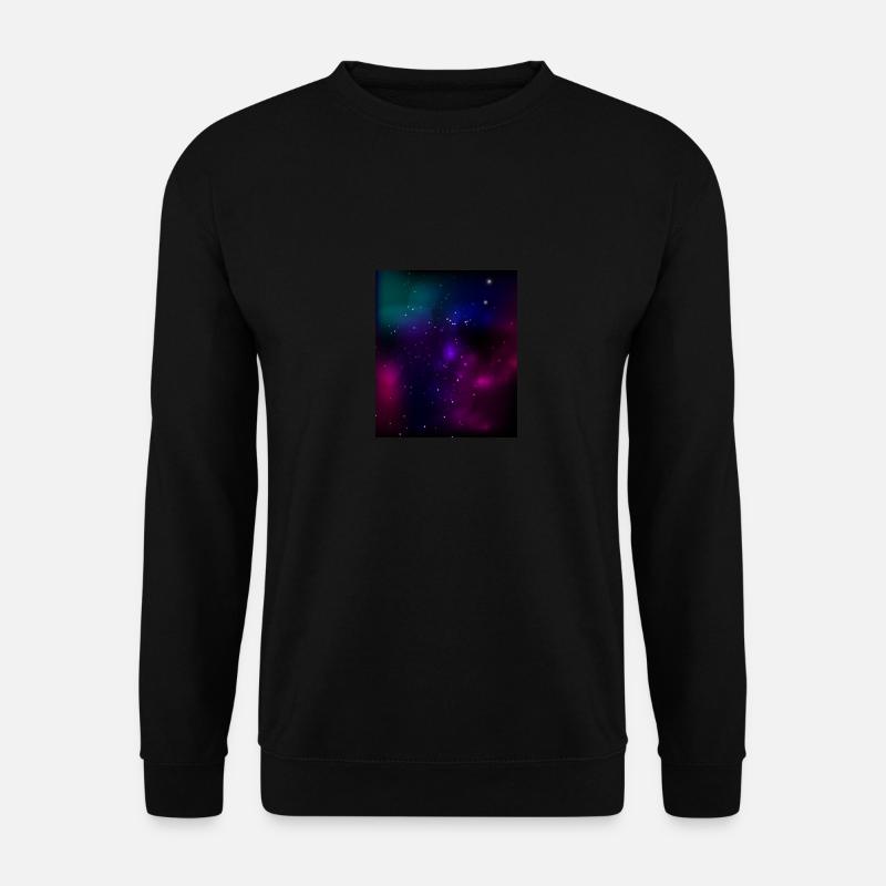 Galaxie - Nordlichter - Unisex Pullover - Schwarz