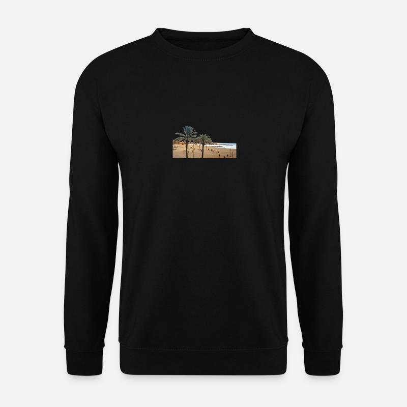 Barcelona - Beach - Unisex Pullover - Schwarz