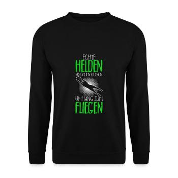Torwart Shirt Fußball Handball Torhüter Torwart Sp - Unisex Pullover - Schwarz - Vorne - Alina (178cm) & Michal (187cm)
