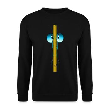 insect - Unisex Sweatshirt - black - Front - Alina (178cm) & Michal (187cm)