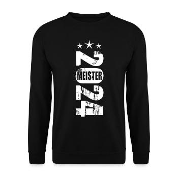 Meister 2024 - Unisex Pullover - Schwarz - Vorne - Alina (178cm) & Michal (187cm)
