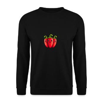 Chili - Unisex Pullover - Schwarz - Vorne - Alina (178cm) & Michal (187cm)