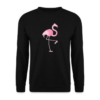 flamand - Sweat-shirt Unisexe - noir - Devant - Alina (178cm) & Michal (187cm)