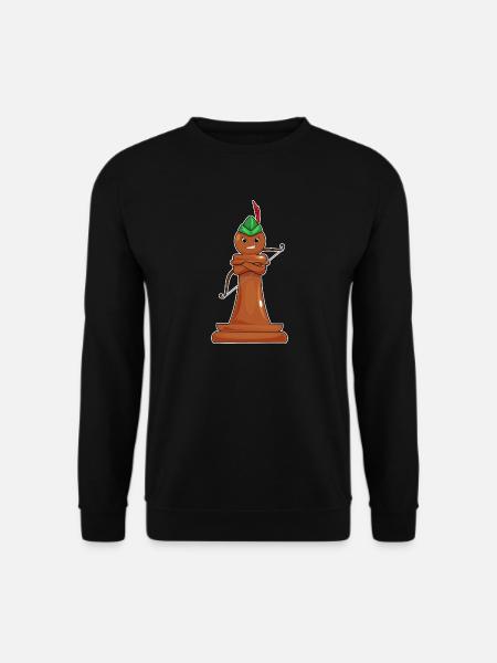 Chess piece pawn chess - Unisex Sweatshirt - black