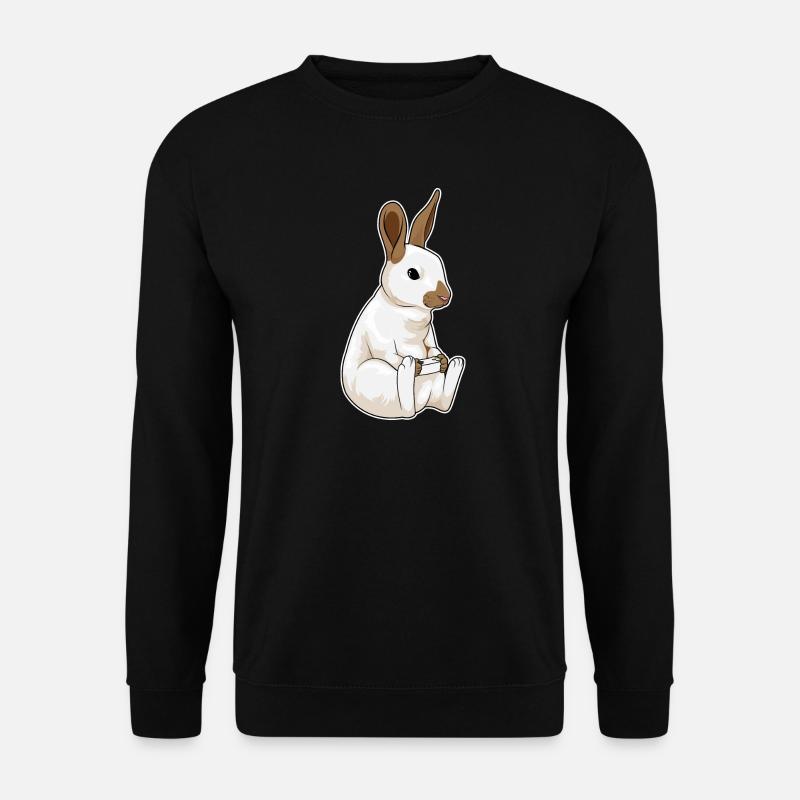 Hase Gamer Controller - Unisex Pullover - Schwarz