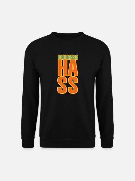 Gegen Hass - Unisex Pullover - Schwarz