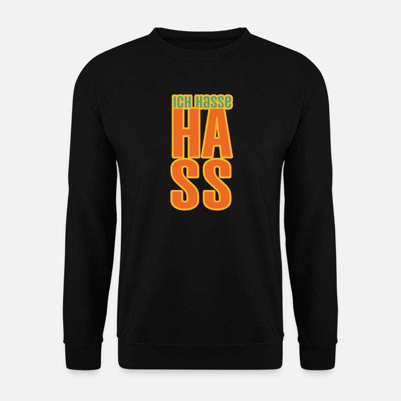 Gegen Hass - Unisex Pullover - Schwarz