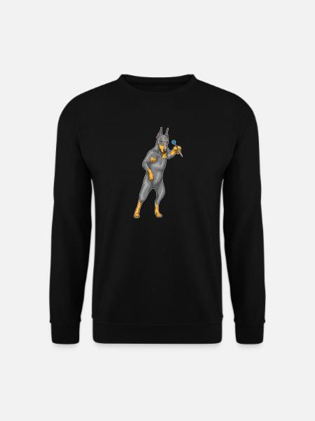 Doberman Dart Dart - Sweat-shirt Unisexe - noir
