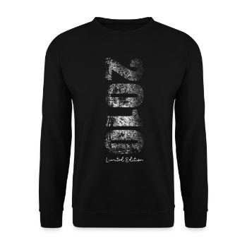 Édition limitée cadeau d’anniversaire 2010 - Sweat-shirt Unisexe - noir - Devant - Alina (178cm) & Michal (187cm)