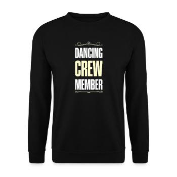 Dancing Crew - Unisex Pullover - Schwarz - Vorne - Alina (178cm) & Michal (187cm)