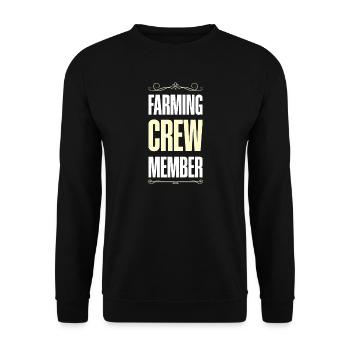 Farming Crew - Unisex Pullover - Schwarz - Vorne - Alina (178cm) & Michal (187cm)
