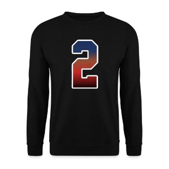 2 - Sweat-shirt Unisexe - noir - Devant - Alina (178cm) & Michal (187cm)