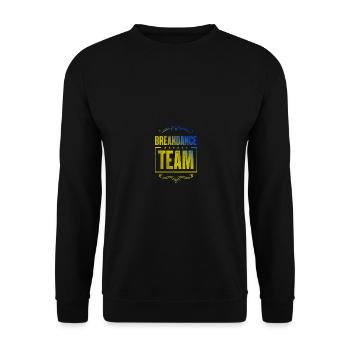 Équipe de breakdance - Sweat-shirt Unisexe - noir - Devant - Alina (178cm) & Michal (187cm)