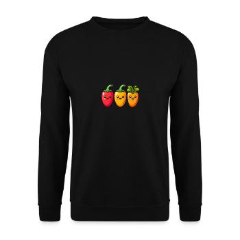 Chili - Unisex Pullover - Schwarz - Vorne - Alina (178cm) & Michal (187cm)