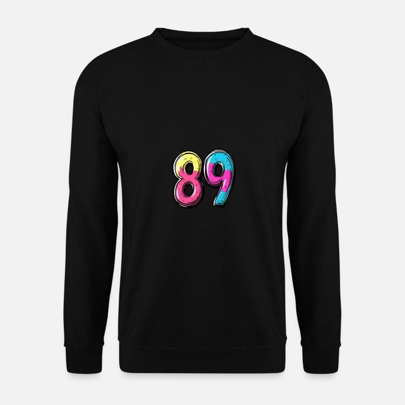 89 Number Comic - Unisex Sweatshirt - black