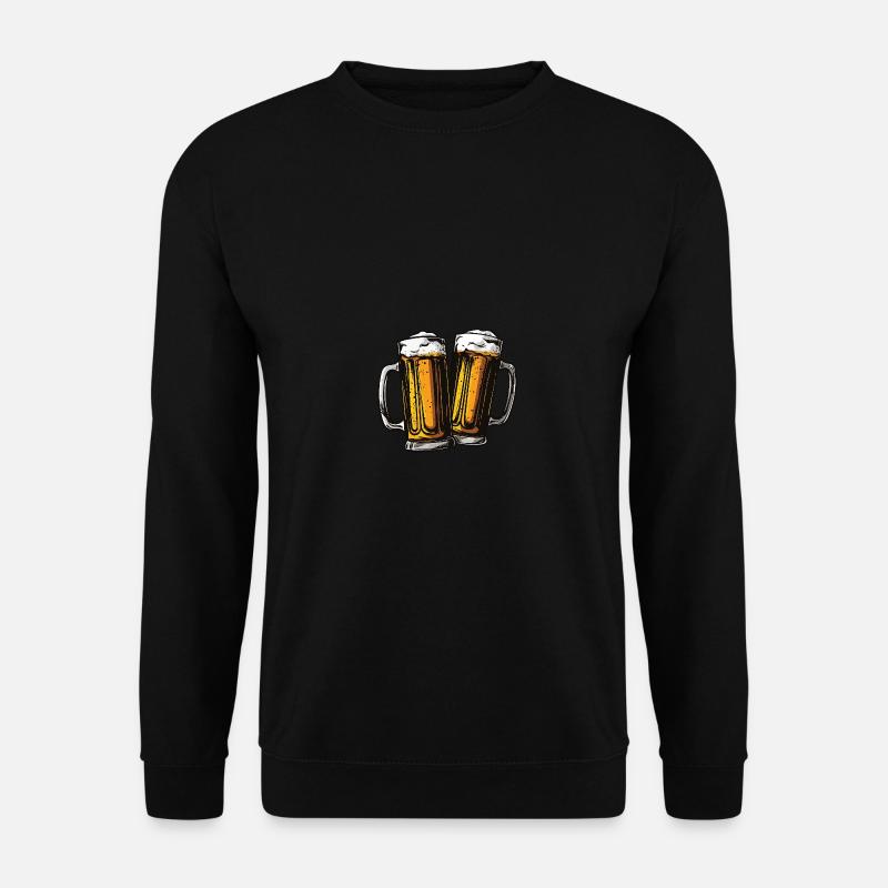 Bierkrug Bier - Unisex Pullover - Schwarz
