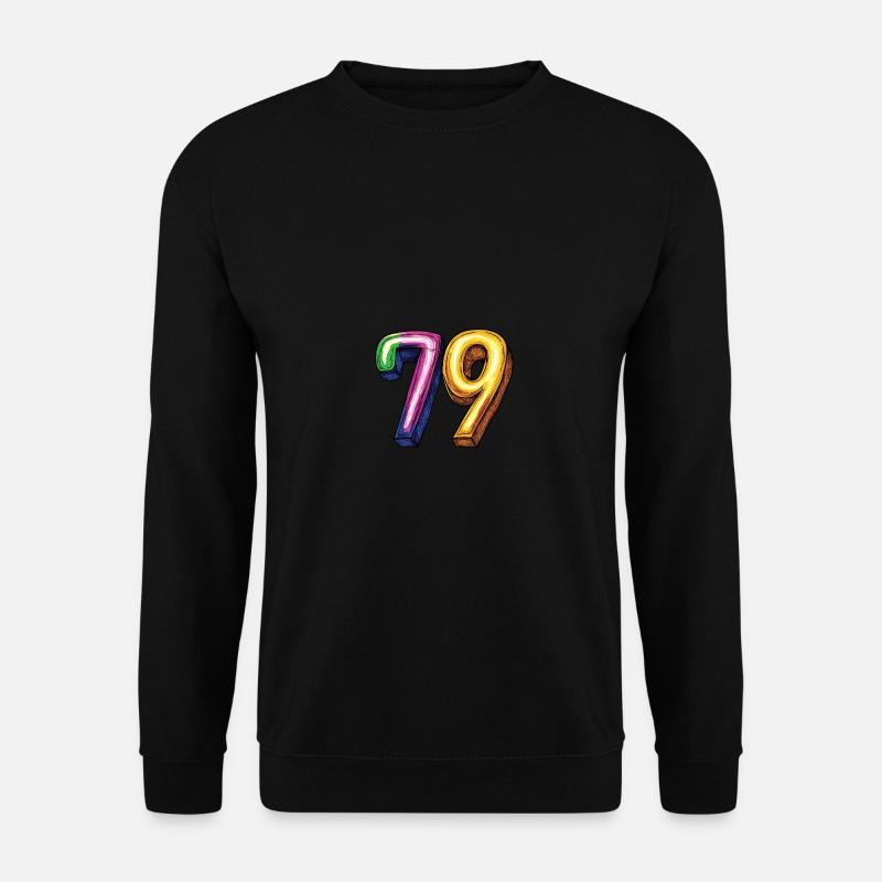79 Number Comic - Unisex Sweatshirt - black