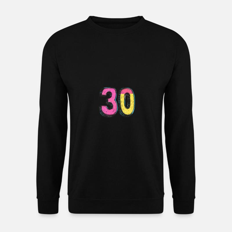 30 Number Comic - Unisex Sweatshirt - black