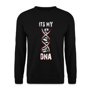Tauchen DNA - Unisex Pullover - Schwarz - Vorne - Alina (178cm) & Michal (187cm)