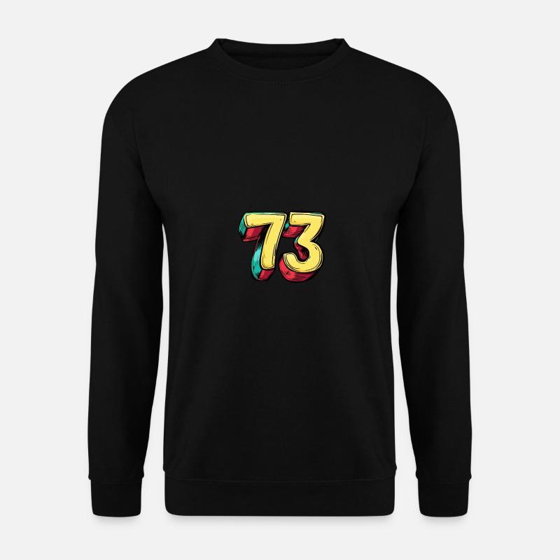 73 Number Comic - Unisex Sweatshirt - black