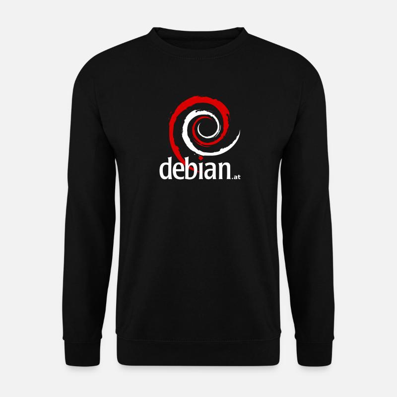 Austrian Debian Swirl - Unisex Pullover - Schwarz
