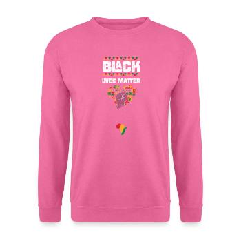 BLACK LIVES MATTER - Unisex Pullover - Pink - Vorne