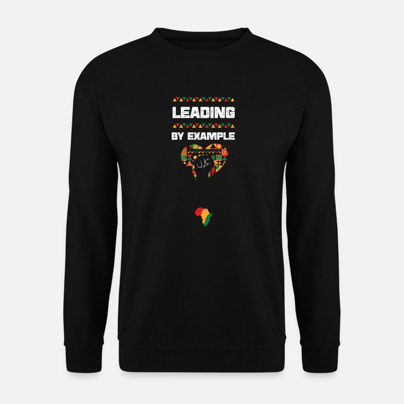 Prêcher par l’exemple - Sweat-shirt Unisexe - noir