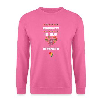 Diversity is Our Strength - Unisex Pullover - Pink - Vorne