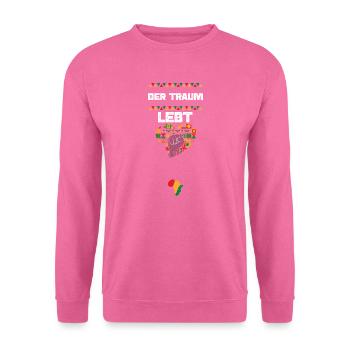 Der Traum lebt - Unisex Pullover - Pink - Vorne