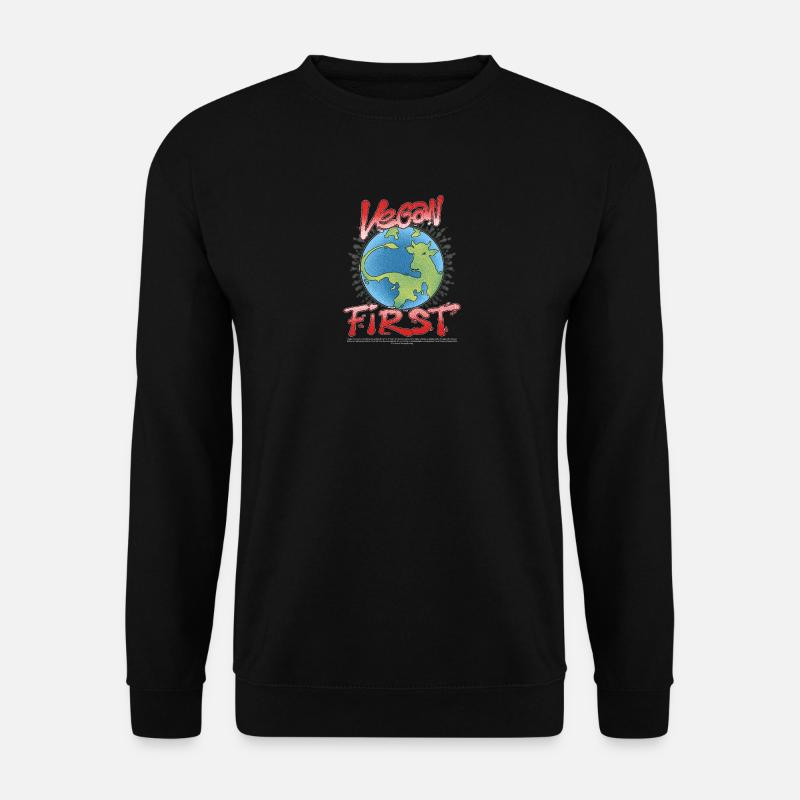 Vegan First - Unisex Pullover - Schwarz