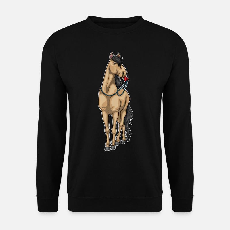 Horse Referee Whistle - Unisex Sweatshirt - black