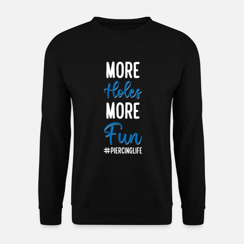 Piercing Schmerz Tattoo - Unisex Pullover - Schwarz
