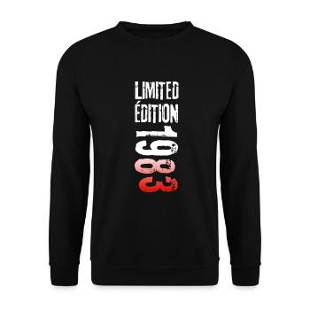 LIMITED EDITION 1983 - Sweat-shirt Unisexe - noir - Devant - Alina (178cm) & Michal (187cm)