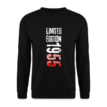 LIMITED EDITION 1955 - Sweat-shirt Unisexe - noir - Devant - Alina (178cm) & Michal (187cm)